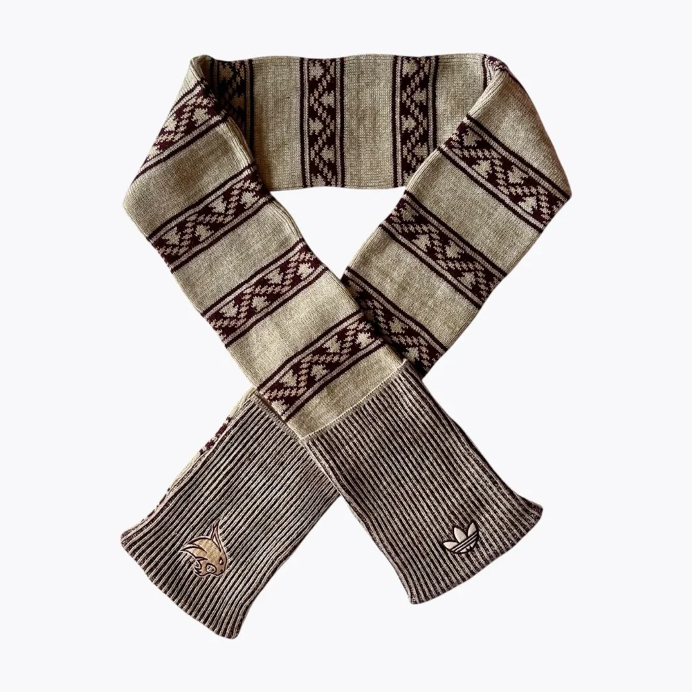 Adidas Texas State Bobcats Knit Scarf OS 62” Vintage Collegiate
